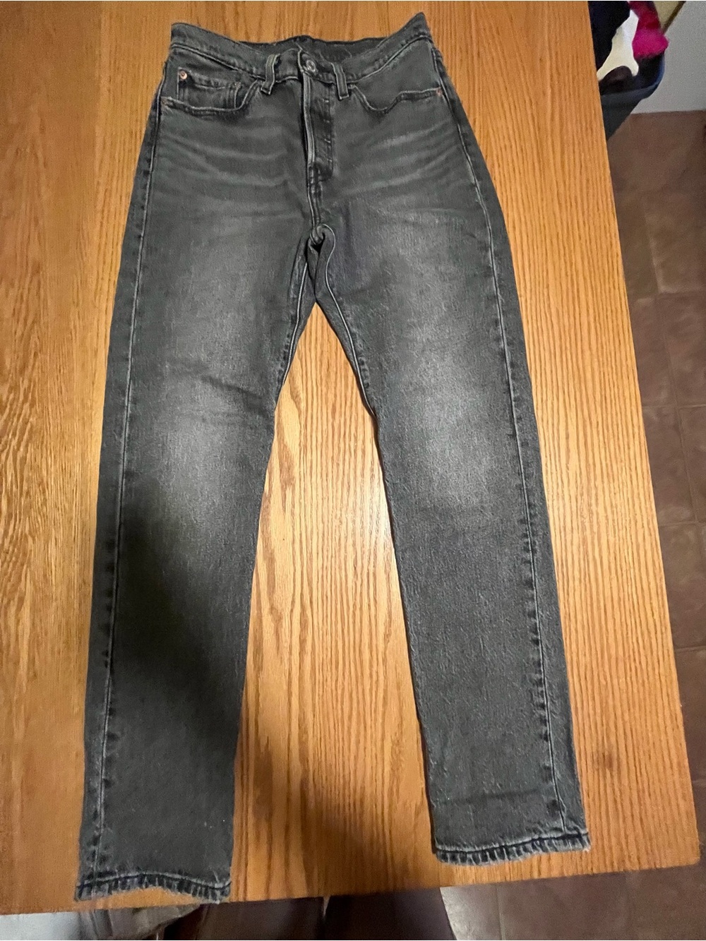 Levi’s 501 - 27x32 Black Button Fly Jeans Women